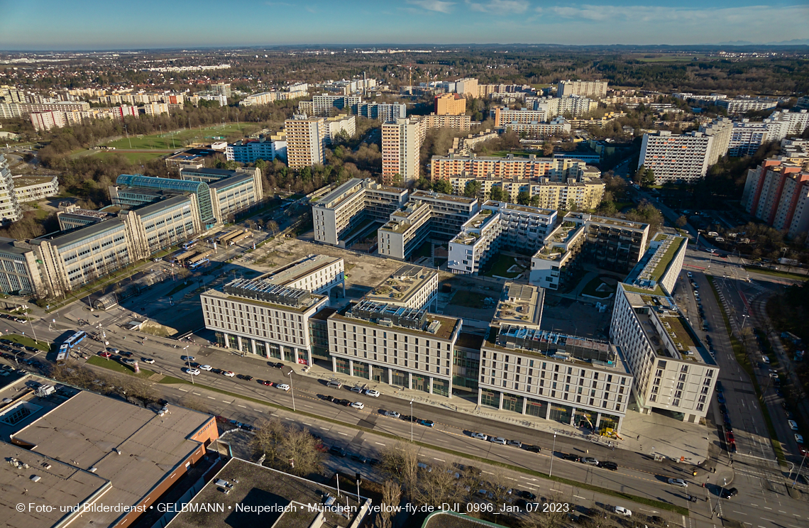 07.01.2023 - Umgebung in Neuperlach